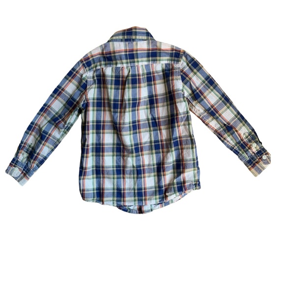 Janie & Jack Fall Plaid Button Down Shirt - Picture 4 of 8